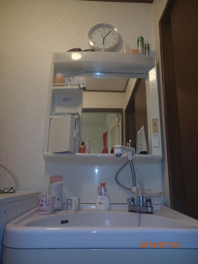 洗面鏡　浴室